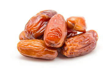 Dates isolated on white background