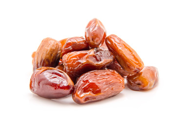 Dates isolated on white background