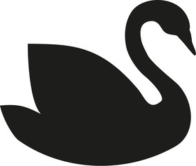 Naklejka premium Swan icon