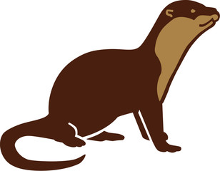 Otter cartoon