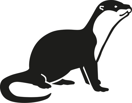 Otter silhouette