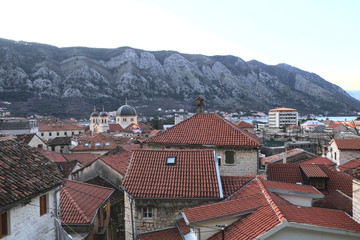 Kotor, Montenegro, January, 6, 2016: The image of Kotor, Montenegro