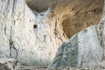 Prohodna is a karst cave in north central Bulgaria