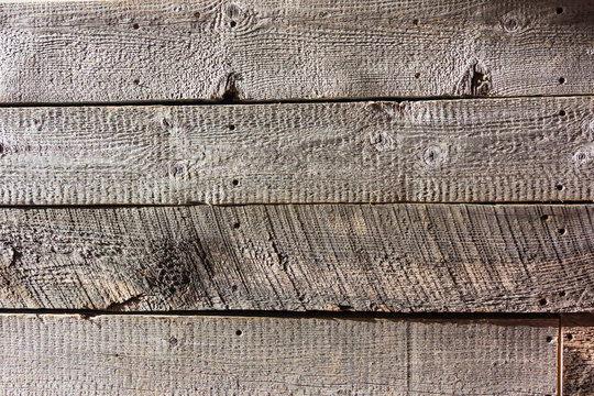 Rough Wood Wall Close Up