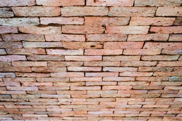 Old grunge brick wall background