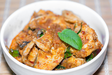 Giant sea catfish curry