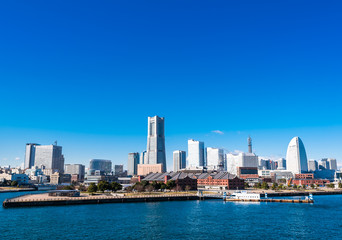 Fototapeta premium Obszar Zatoki Jokohamy