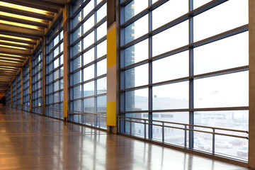 Empty Turkish airport