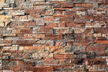 Modern stone brick wall background. Stone texture