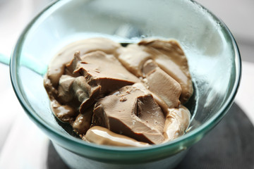 Melting chocolate on stove