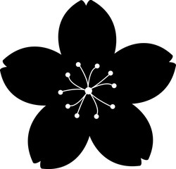 桜　シルエット