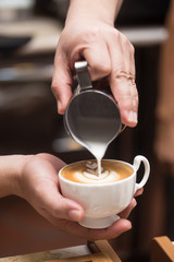 The practice latte art