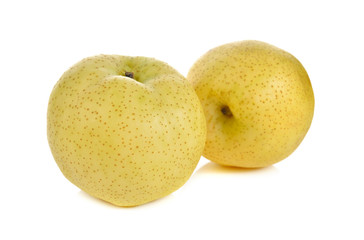 Fototapeta premium whole pear on white background