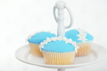 Delicious cupcake, closeup