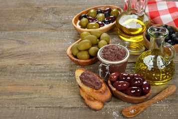 Olives and olive oil