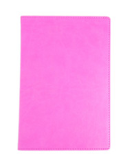 A stylish notebook, isolated on white background