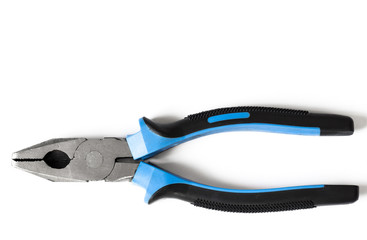 Pliers with plastic handles