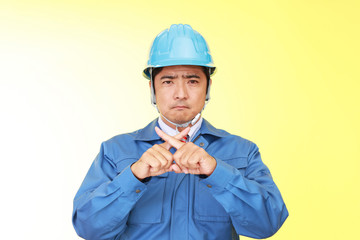 禁止の意思表示をする労働者