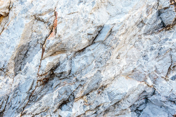 Closeup to surface texture of rock.