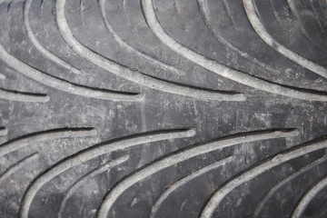 Old tire background