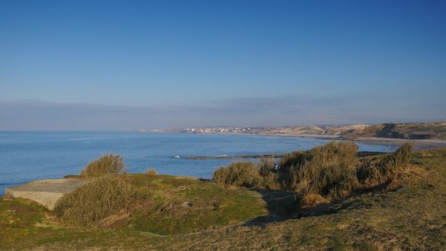 pointe aux oies sur la c&ocirc;te d'opale