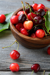 summer cherry in small bowl