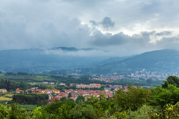 Fototapeta na wymiar Morning in Tuscany