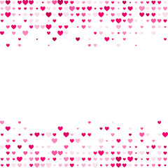Fototapeta na wymiar Valentine background with hearts.