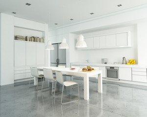 White kitchen