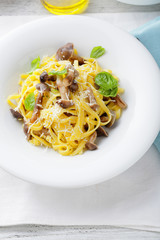 pasta with mushrooms