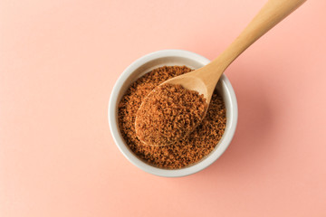 Coconut sugar / ココナッツシュガー　ピンク背景