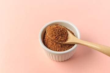 Coconut sugar / ココナッツシュガー　ピンク背景