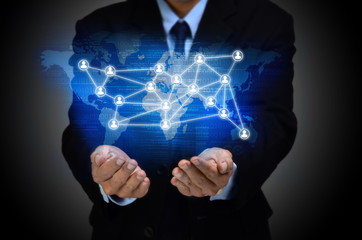 Internet for Business Concept