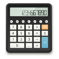 black standard calculator