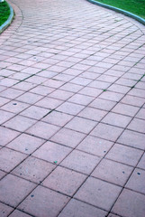 Fototapeta premium Gartenweg