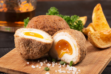 Traditional scotch eggs