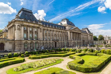 Foto op Plexiglas Het Koninklijk Paleis in Brussel © Sergii Figurnyi