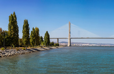 Vasco da Gama Bridge in Lisbon