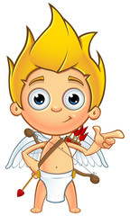 Blonde Cupid Character