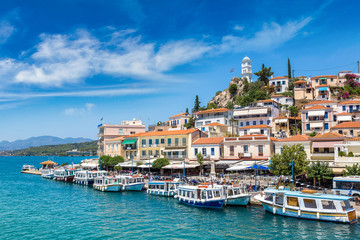 Obraz premium Wyspa Poros w Grecji