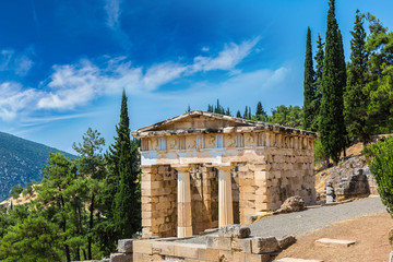 The Athenian treasury in Delphi