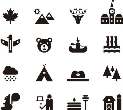 CANADA icons
