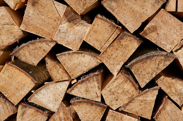 Wood for the stove. Large