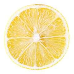 Yellow ripe juicy lemon