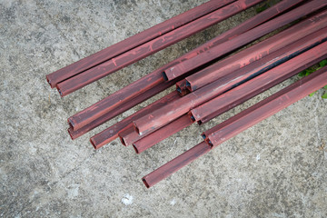 steel rod bar for building construction site