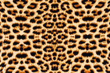texture of print fabric striped leopard