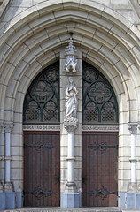 entrance to the Catholic Cathedral of Jakarta