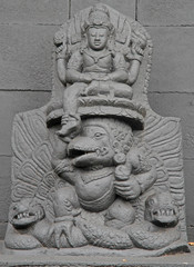 statue of indian god in Taman Mini Indonesia