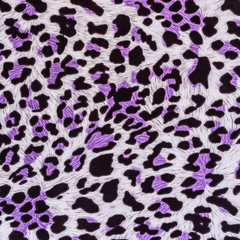texture of print fabric striped leopard