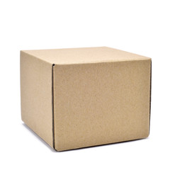 square cardboard box